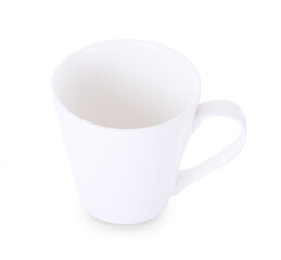empty mug on white background