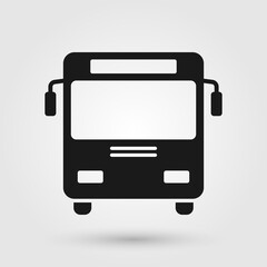 Bus sign icon. Public transport symbol.