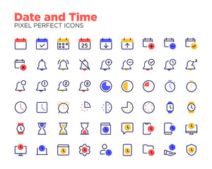 Date and Time Icons