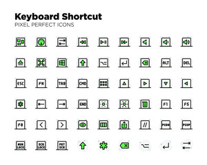 Keyboard Shortcut Icons