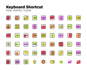 Keyboard Shortcut Icons