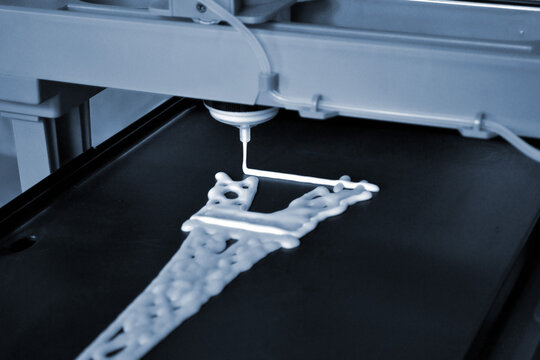 3d printer that printing a liquid dough