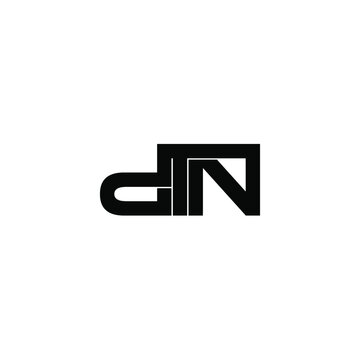 dtn letter original monogram logo design