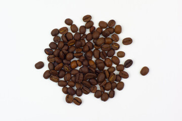 Granos de café tostado