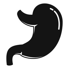 Healthy stomach icon, simple style
