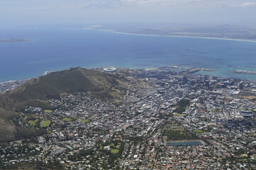 Cape Town top view