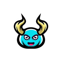 Monster Angry Mascot Logo Design