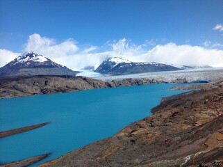 perito moreno glacier in patagonia argentina