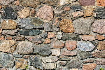 Old stone masonry