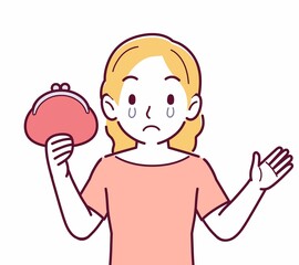 金髪の髪の女性