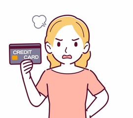 金髪の髪の女性