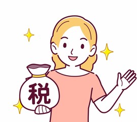 美しいブロンドヘアの女性