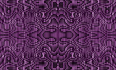 Abstract swirl pattern. Wavy blue illuminated lines, illustration. Shimmer marble background. Liquid stripy paint texture. Purple distortion 3d rendering.