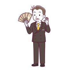 立派な格好をした社長さん