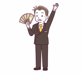 立派な格好をした社長さん