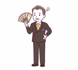 立派な格好をした社長さん