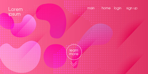 Liquid Purple Background. Vector Fluid Gradient