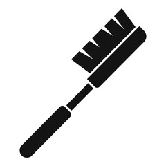 Cleaning brush icon, simple style