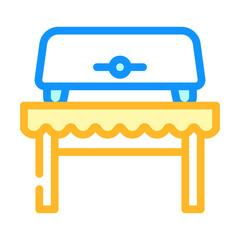 bread toaster equipment color icon vector. bread toaster equipment sign. isolated symbol illustration