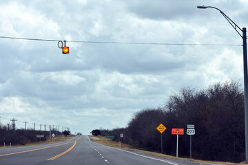traffic light on the street