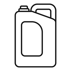 Cleaner canister icon, outline style