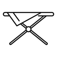 Ironing board icon, outline style