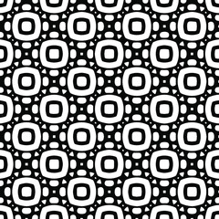 Geometric vector pattern with triangular elements. Seamless abstract ornament for wallpapers and backgrounds. Black and white colors