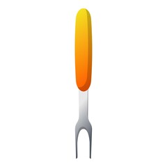 Garden tool icon, cartoon style