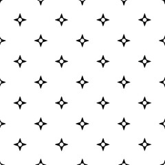 Geometric vector pattern with triangular elements. Seamless abstract ornament for wallpapers and backgrounds. Black and white colors