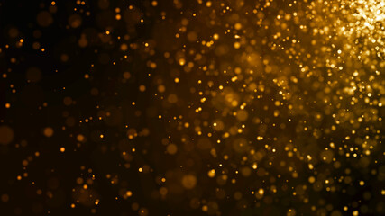 金のパーティクル素材