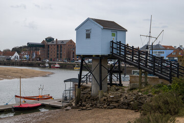 View across the harbour at Wells-Next-Sea in Norfolk