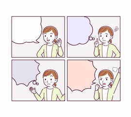 キャラクターと漫画