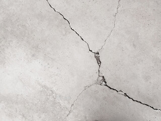 Obraz premium Cracked concrete wall texture