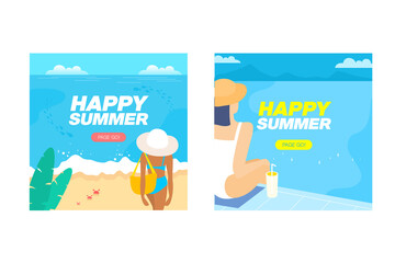 Summer Event Web Banner Collection 
