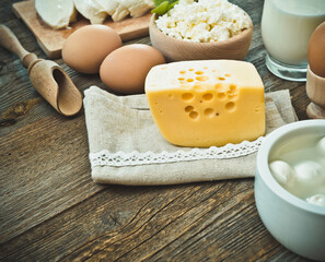 dairy products and eggs