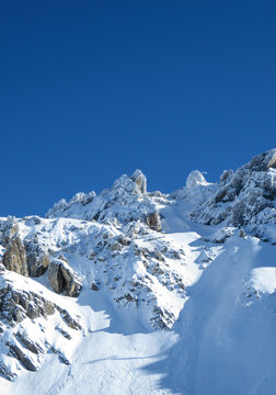 Winter mountain landscape