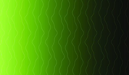 Green vector pattern with curved lines