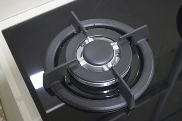 The stove is ready for cooking