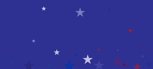 Obraz na płótnie Canvas National American Stars Vector Background. USA 4th of July Labor President's Veteran's Memorial 11th of November Independence Day