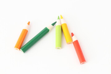 色鉛筆　白背景