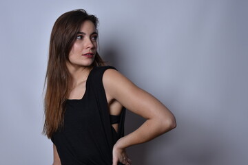 Fototapeta premium Profil d'une belle femme