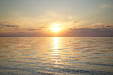 Obraz premium Sunset on the sea