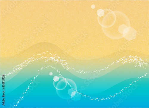 シンプルで美しい浜辺のイラスト 透明で透き通った海 Beach Poster Bea Pomme シンプルで美しい浜辺のイラスト 透明で透き通った海 Beach Poster Bea Pomme