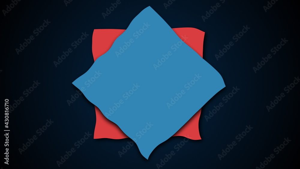 Poster computer generated a abstract web background. 3d render of liquid square forms