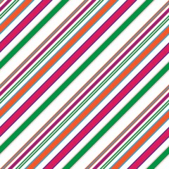 Obraz premium Rainbow Stripe seamless pattern background in diagonal style