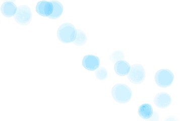 シンプルな青色の水玉模様の背景素材