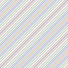 Rainbow Stripe seamless pattern background in diagonal style