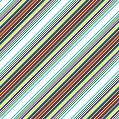 Colourful Stripe seamless pattern background in diagonal style