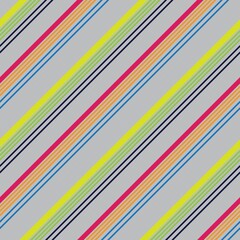 Colourful Stripe seamless pattern background in diagonal style