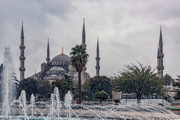 Obraz na płótnie Canvas Sultanahmet Mosque in Istanbul